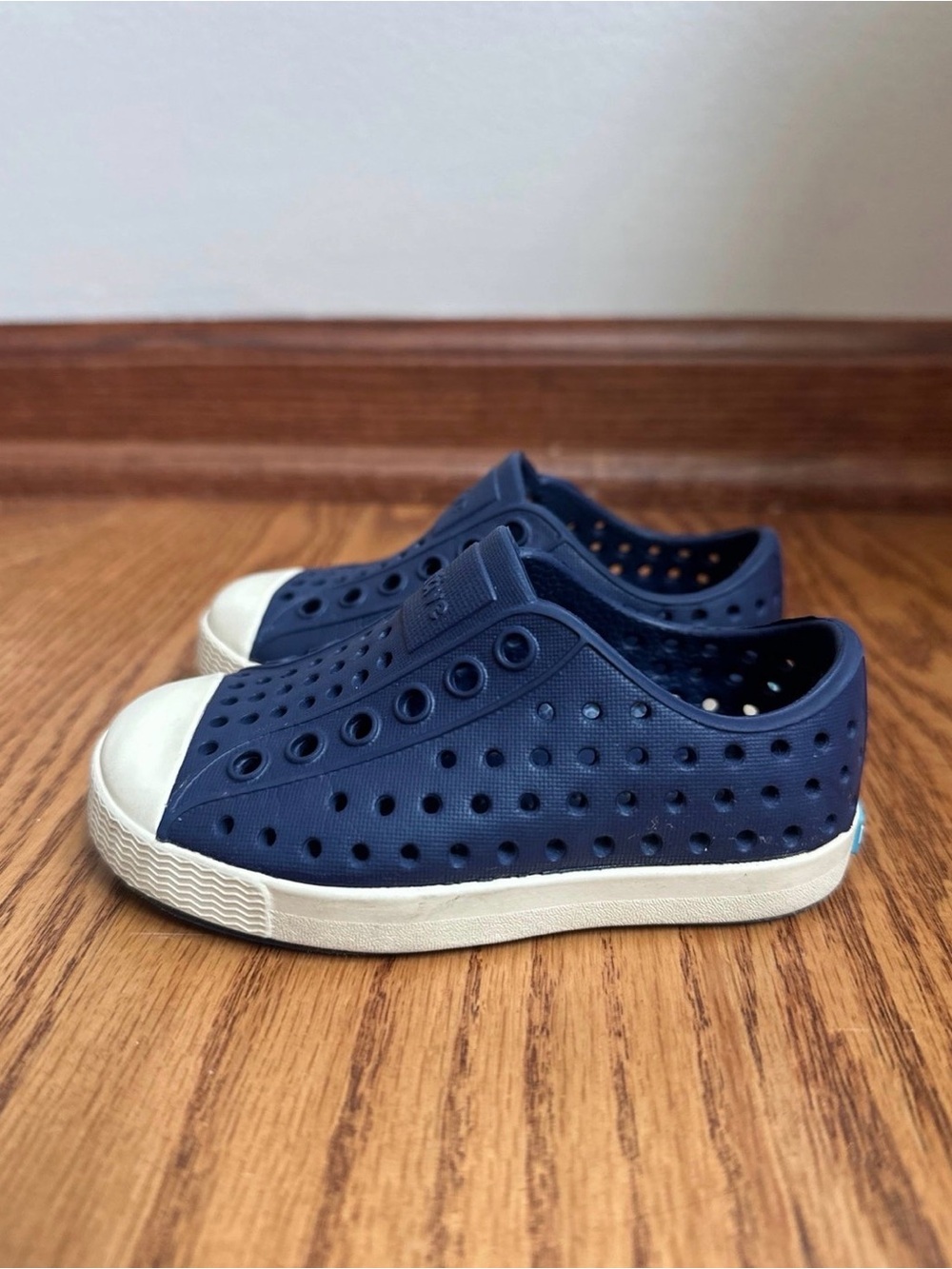 Native Shoes C5 Kids Navy Blue Slip Ons